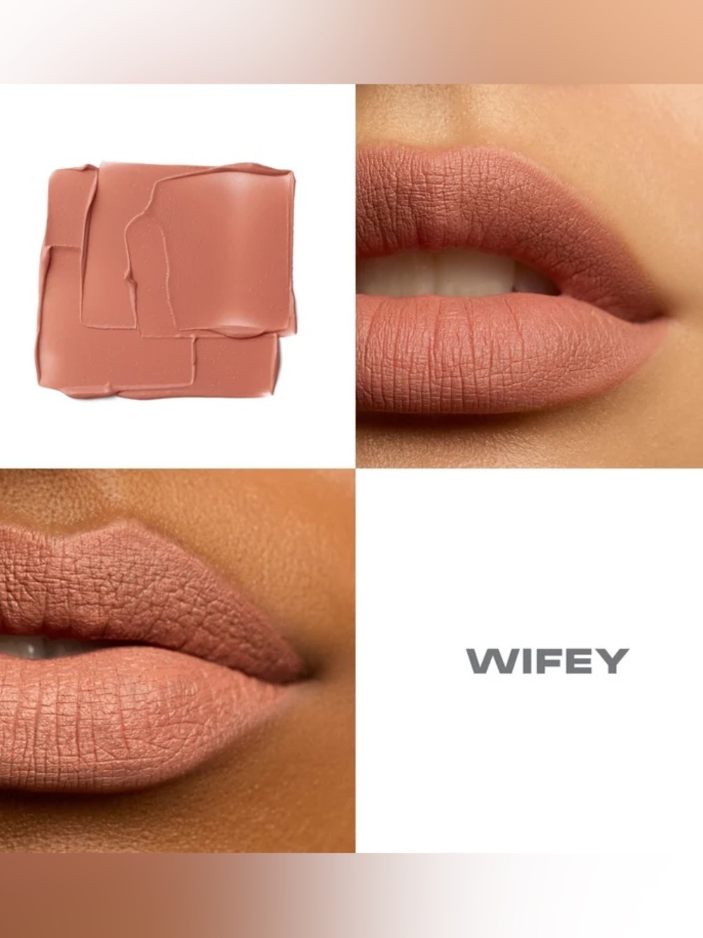 Morphe Soulmate Velvet Lip Mousse Nude Pink Lipstick - Wifey New in Box